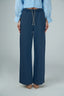 Wide-Leg Denim Pants
