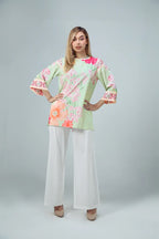 1PC-Pastel Bloom Printed