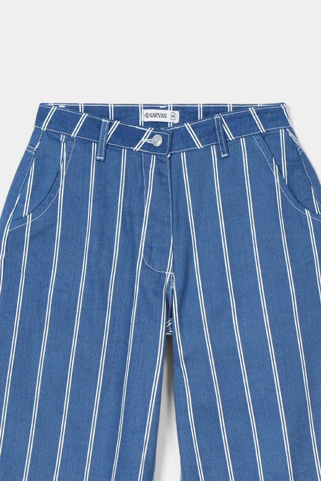 Flared Jeans-Strips Main Image