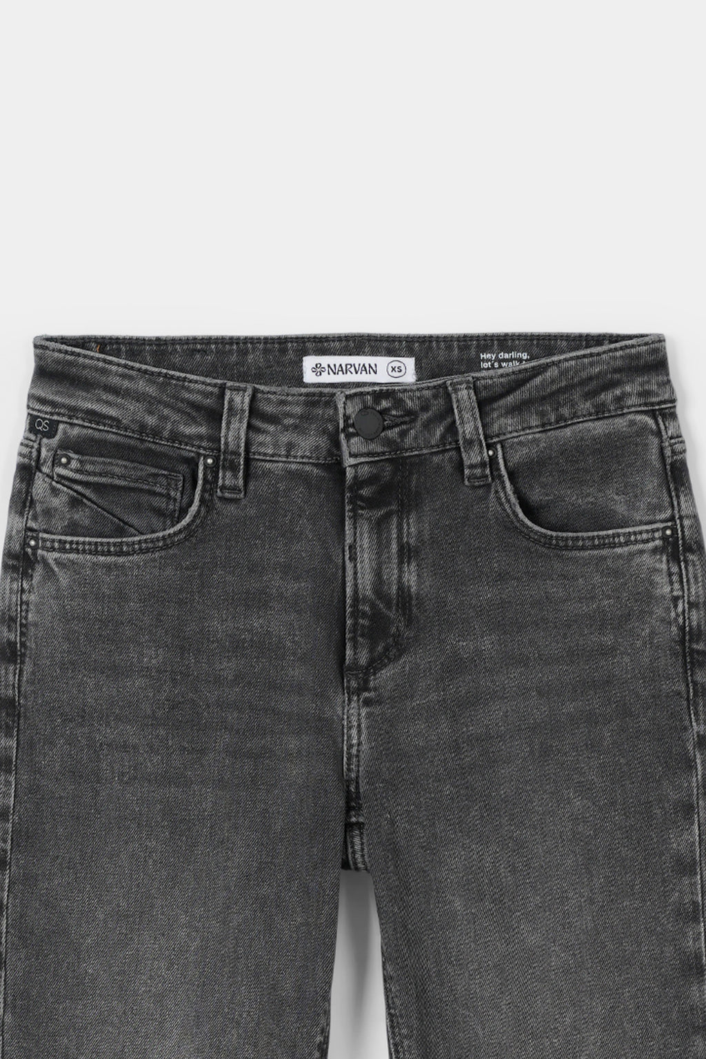 Women Dark Grey Stright Fit Jeans