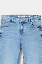 Women Slim Fit Light Blue Jeans