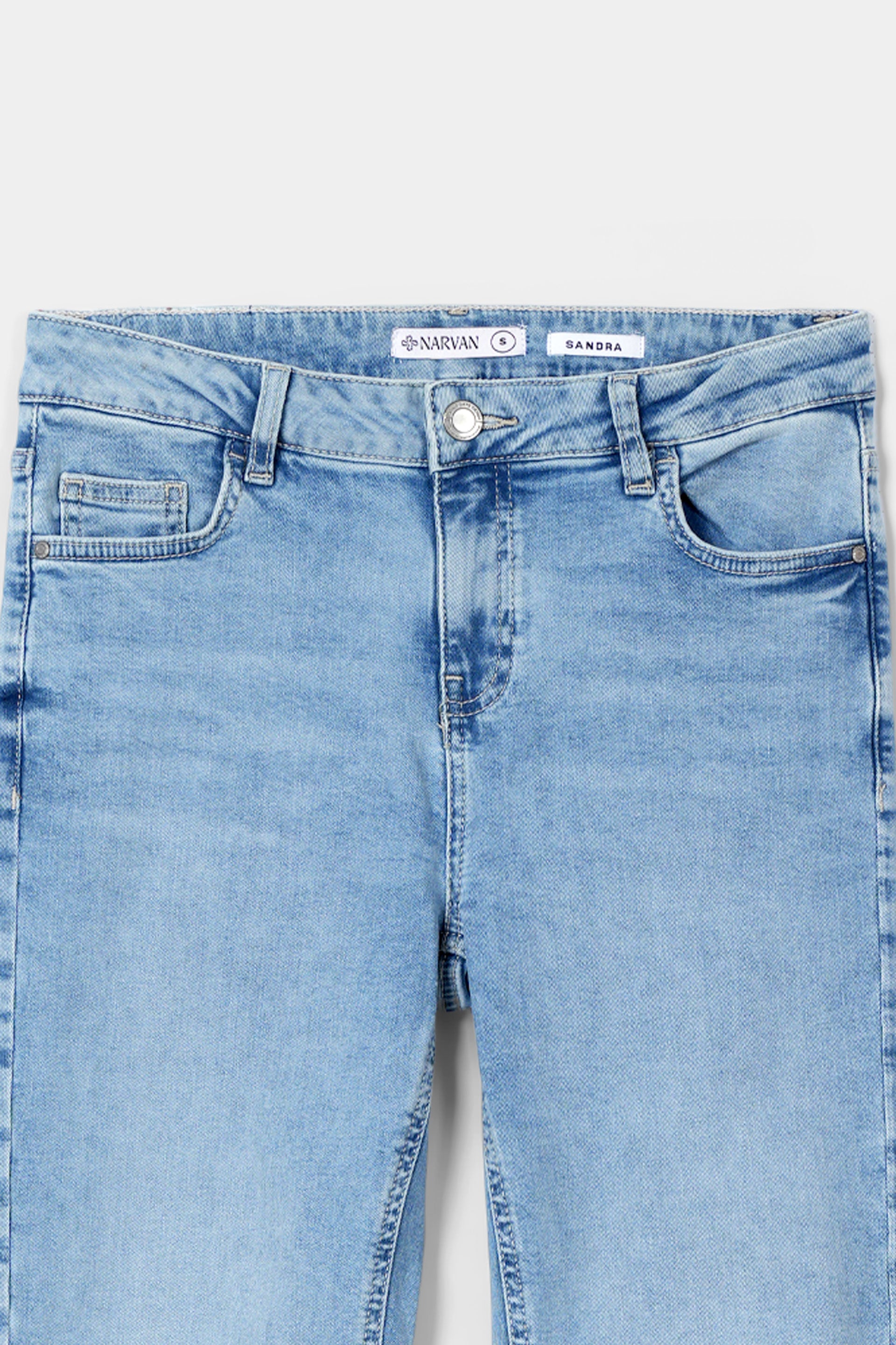 Women Slim Fit Light Blue Jeans