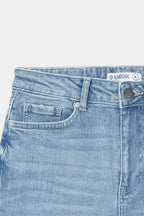 Women Ruffling Slim Fit Jeans