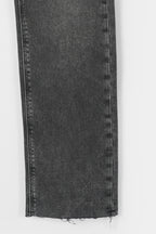 Women Dark Grey Stright Fit Jeans