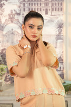 2PC-Mosaic Embroidered