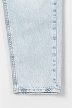 Women Ice Wash Mom Fit Jeans