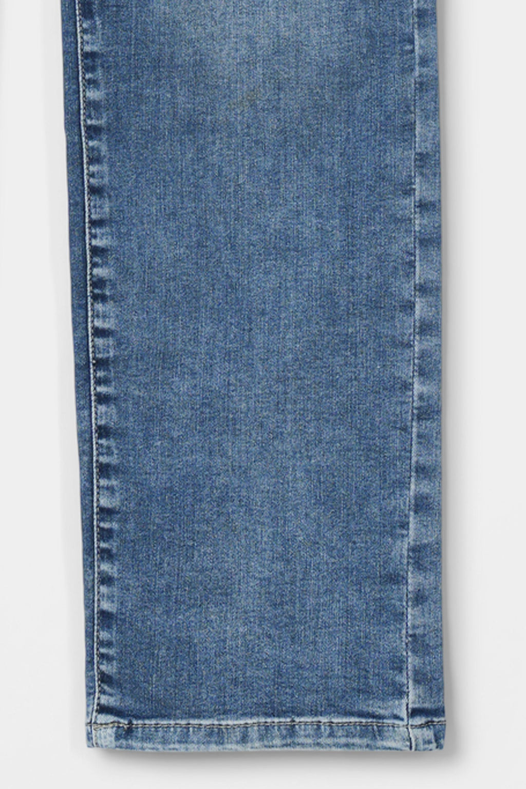 Women Mid Blue Stright Jeans