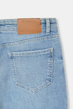 Women Ruffling Slim Fit Jeans