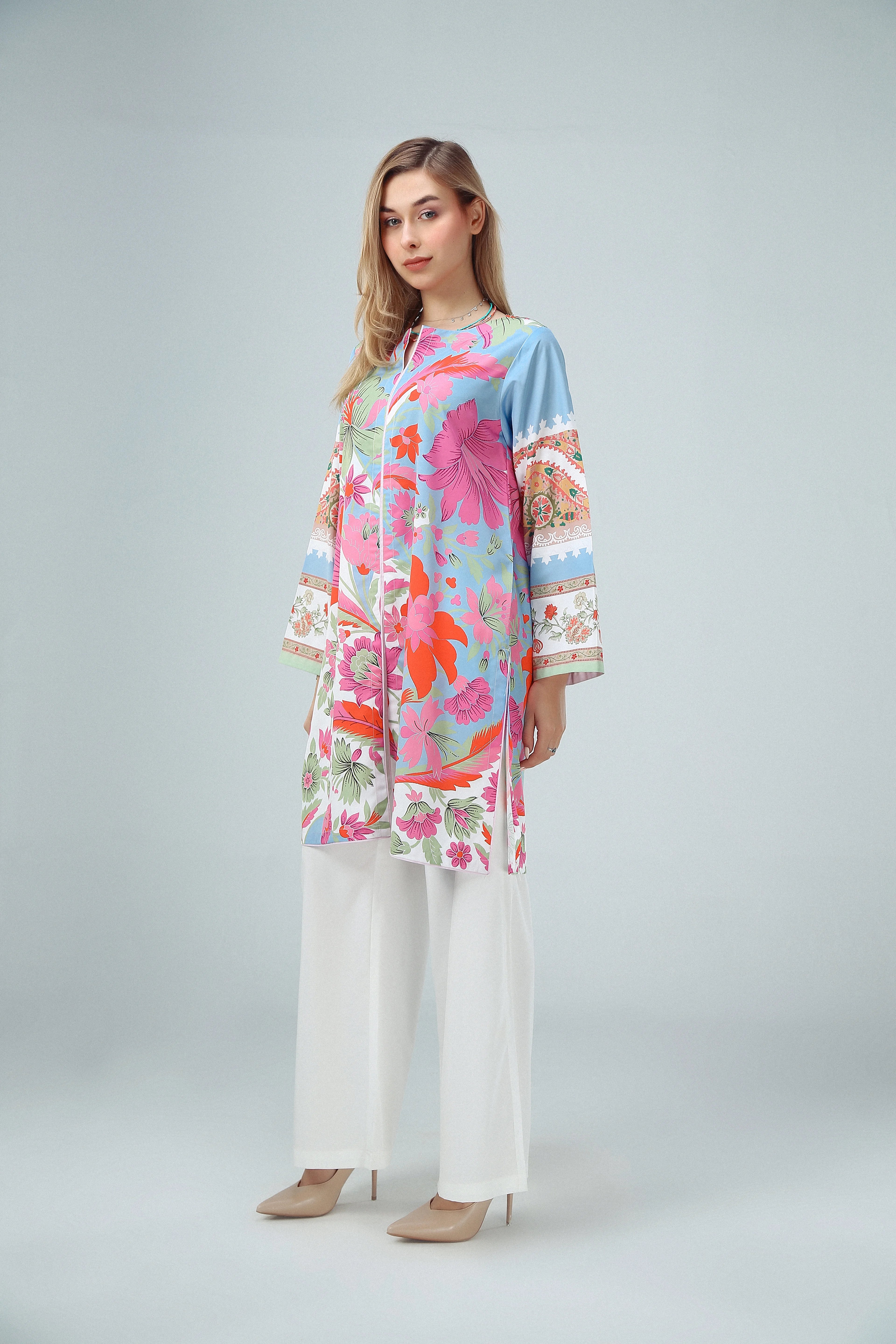 2PC-Blossom Breeze Tunic