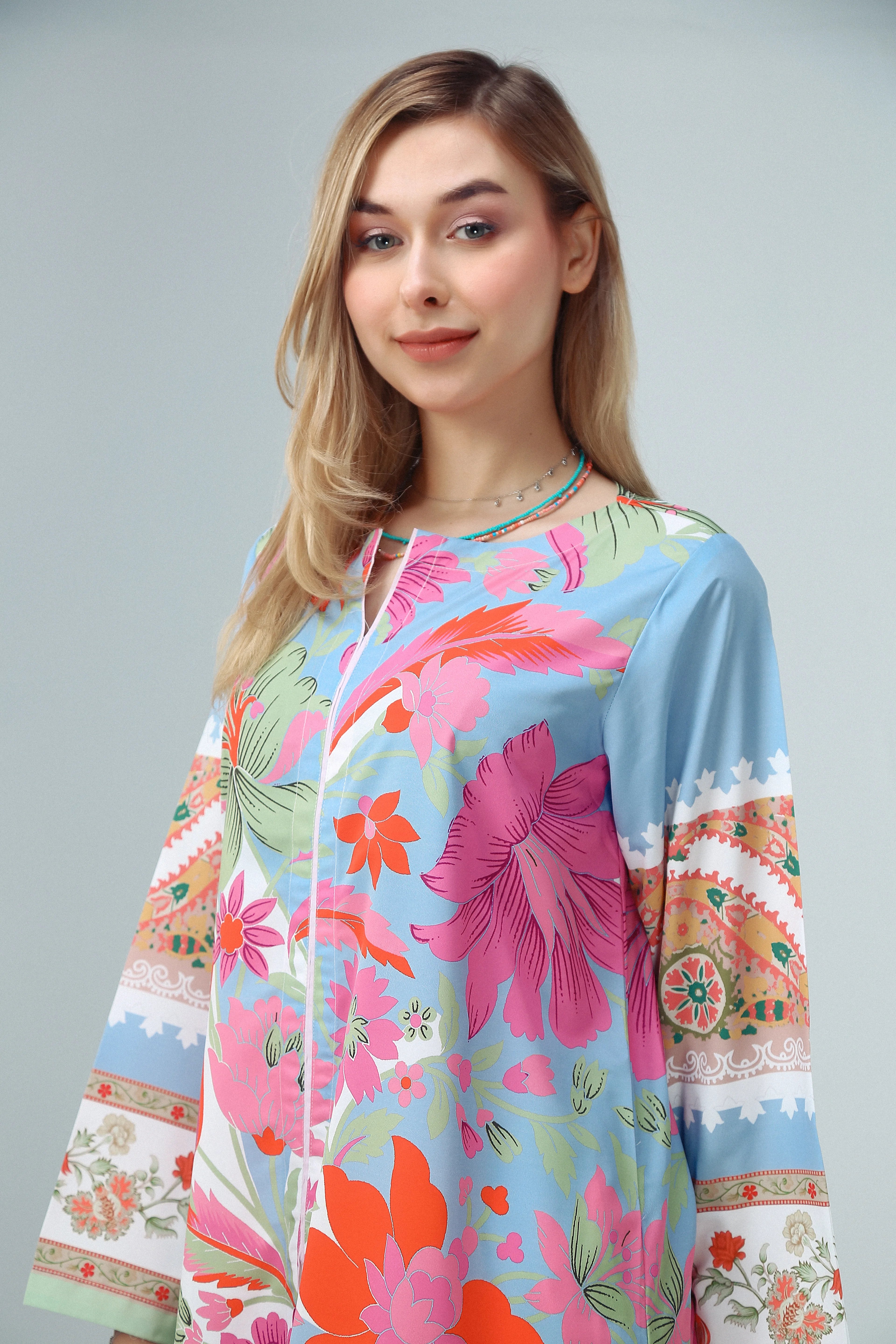 2PC-Blossom Breeze Tunic