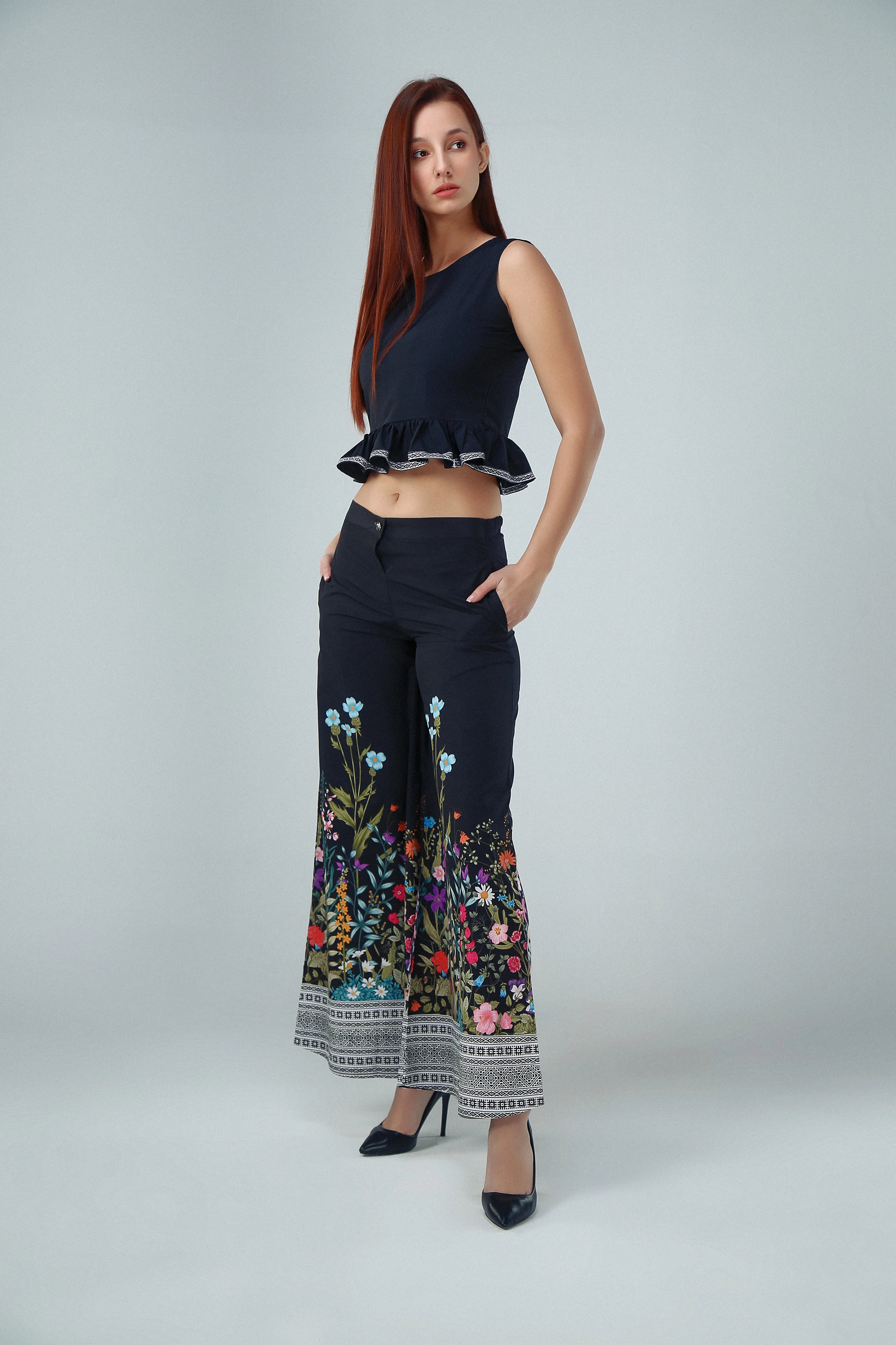 Floral Border Co-Ord Set