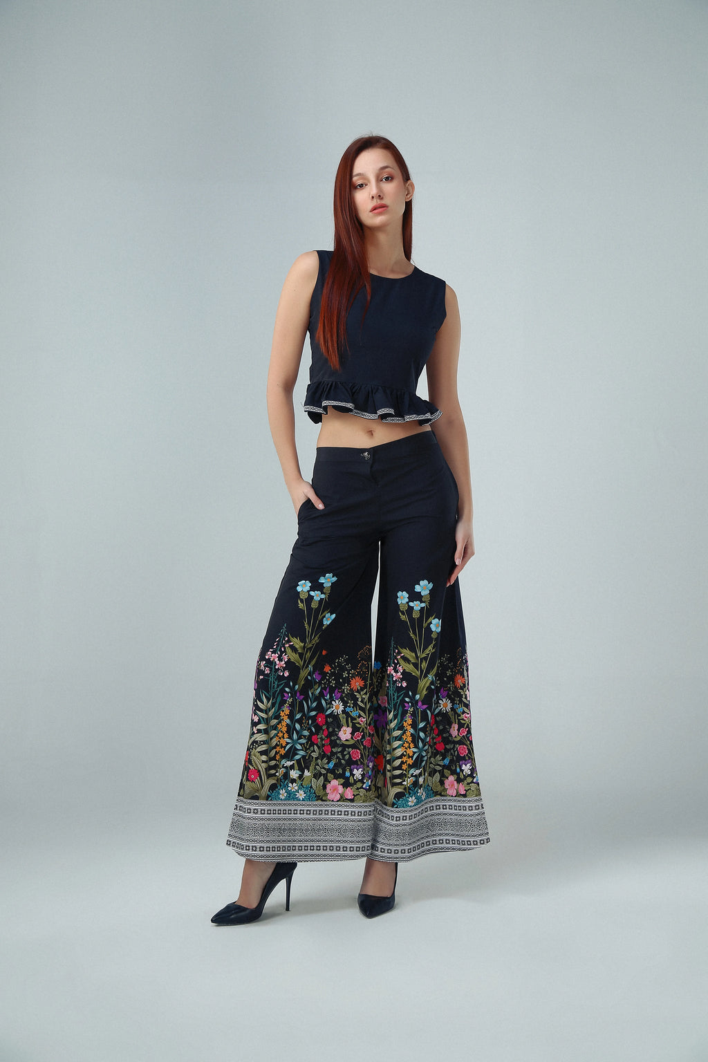 Floral Border Co-Ord Set