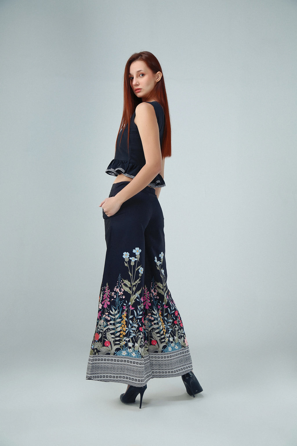 Floral Border Co-Ord Set