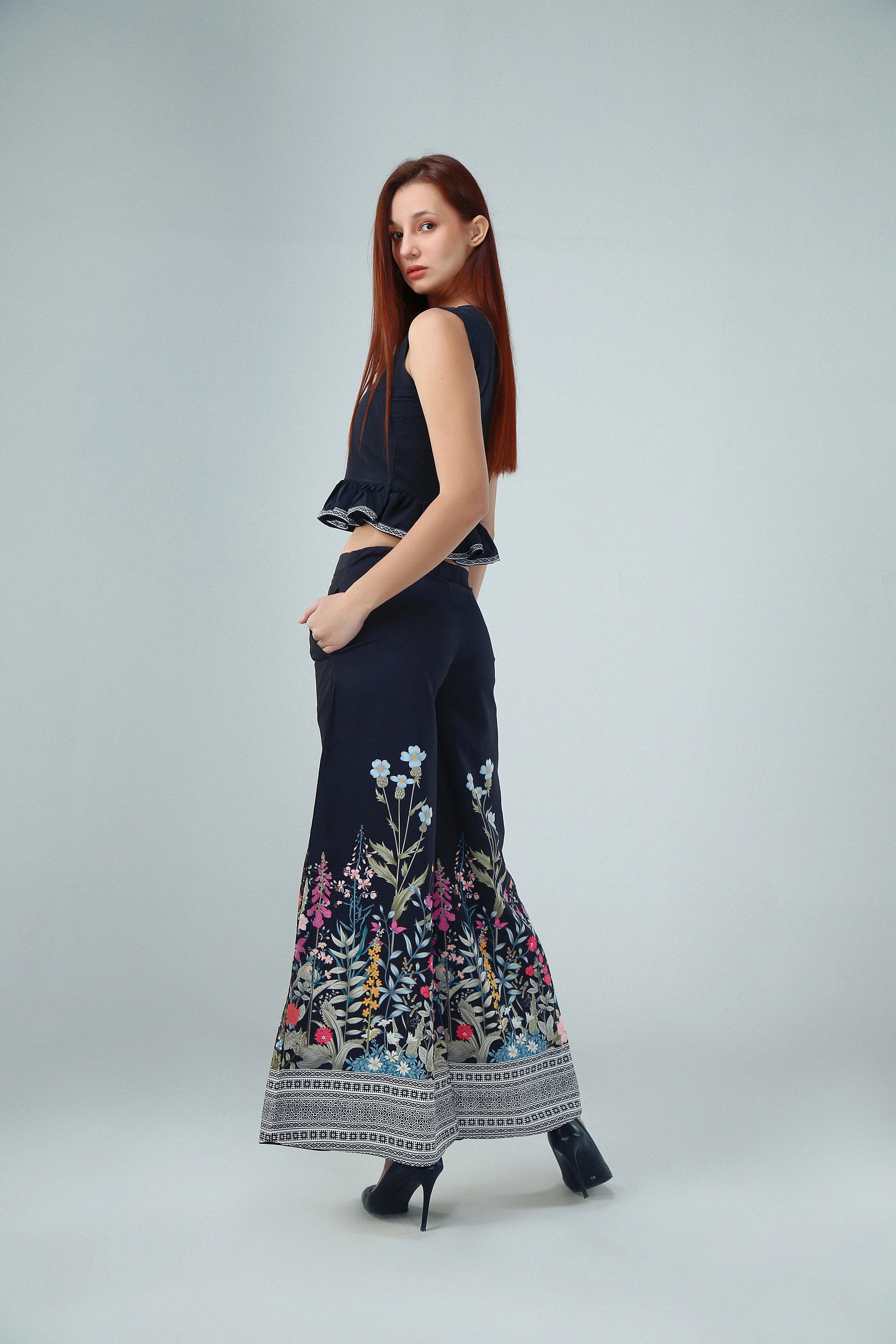 Floral Border Co-Ord Set