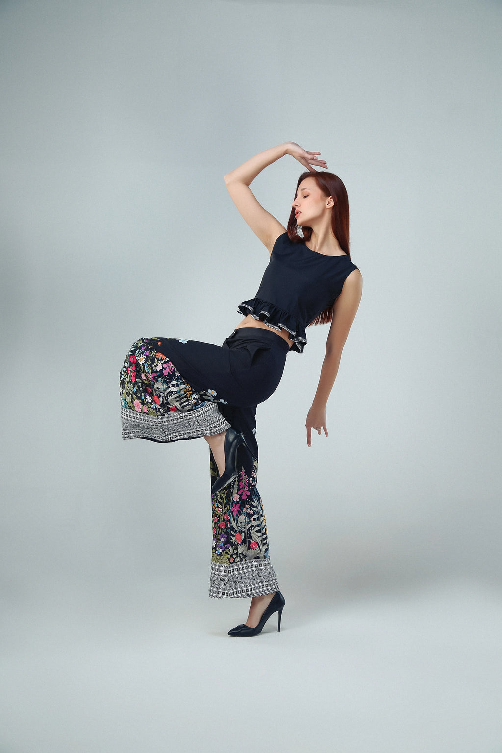 Floral Border Co-Ord Set