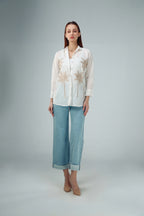 1PC-Embroidered Shirt