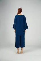 2PC-Navy Embroidered