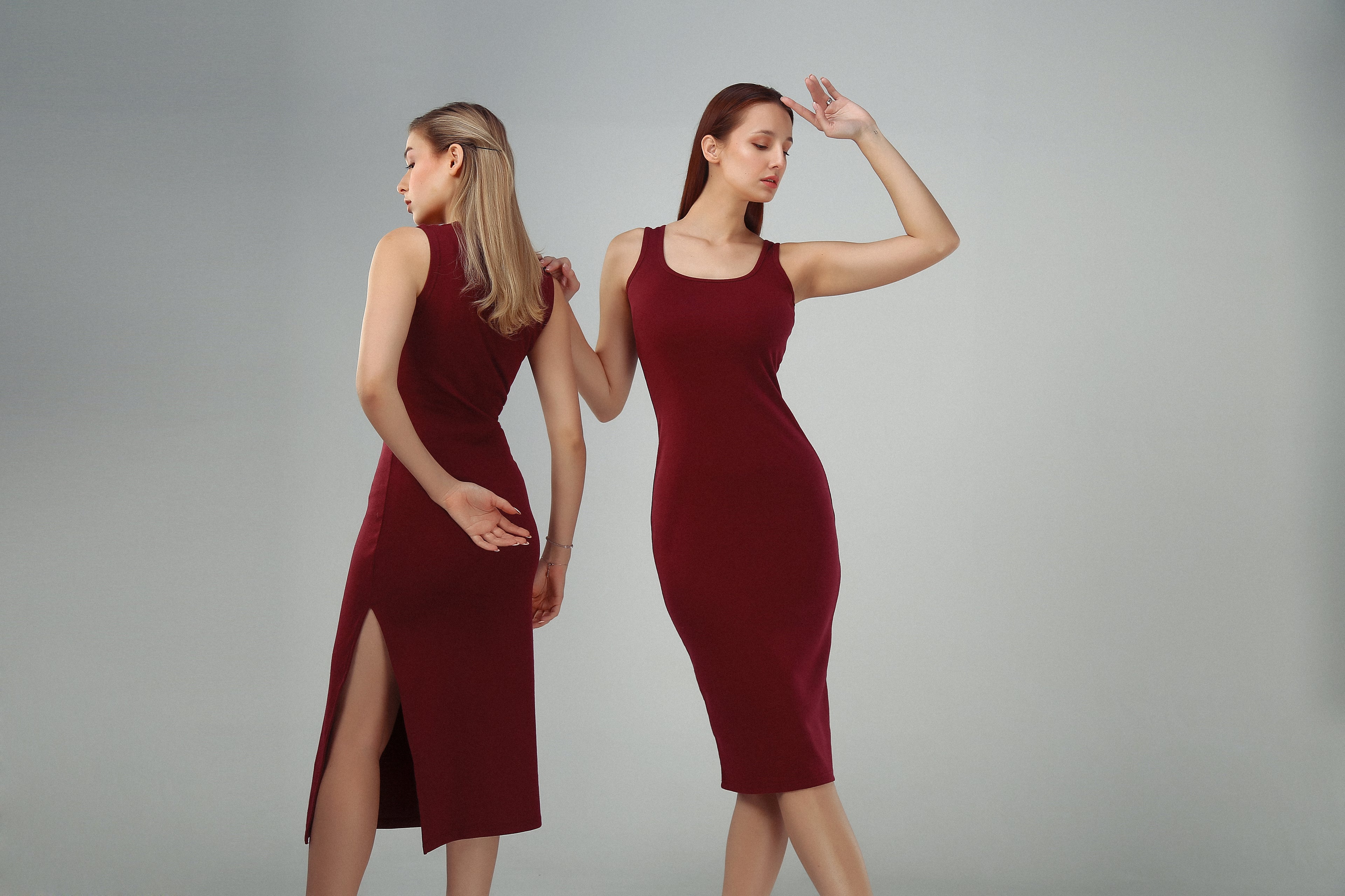 Merlot Sleeveless Dress