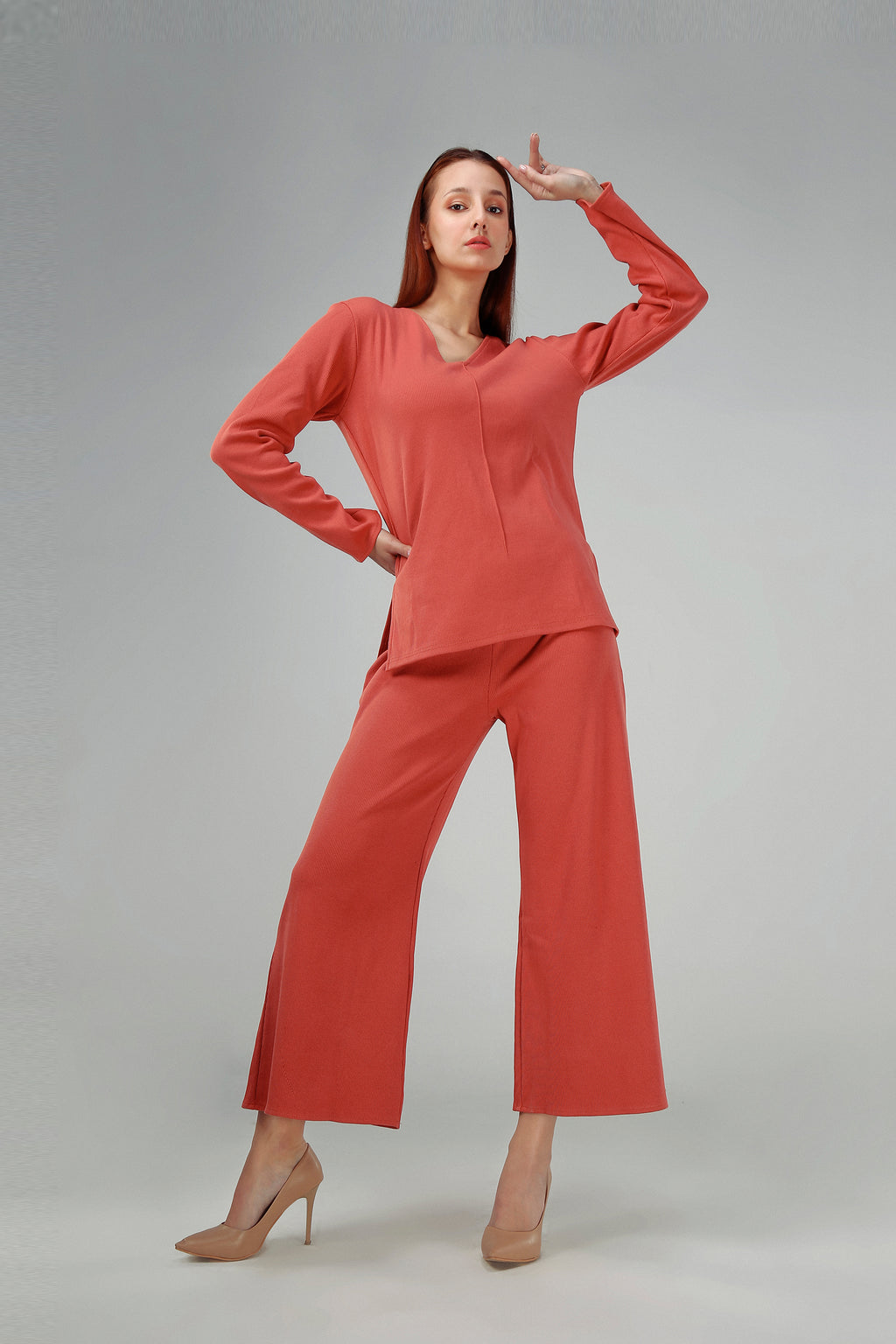 Terra V-Neck Co-Ord Set