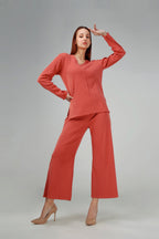 Terra V-Neck Co-Ord Set