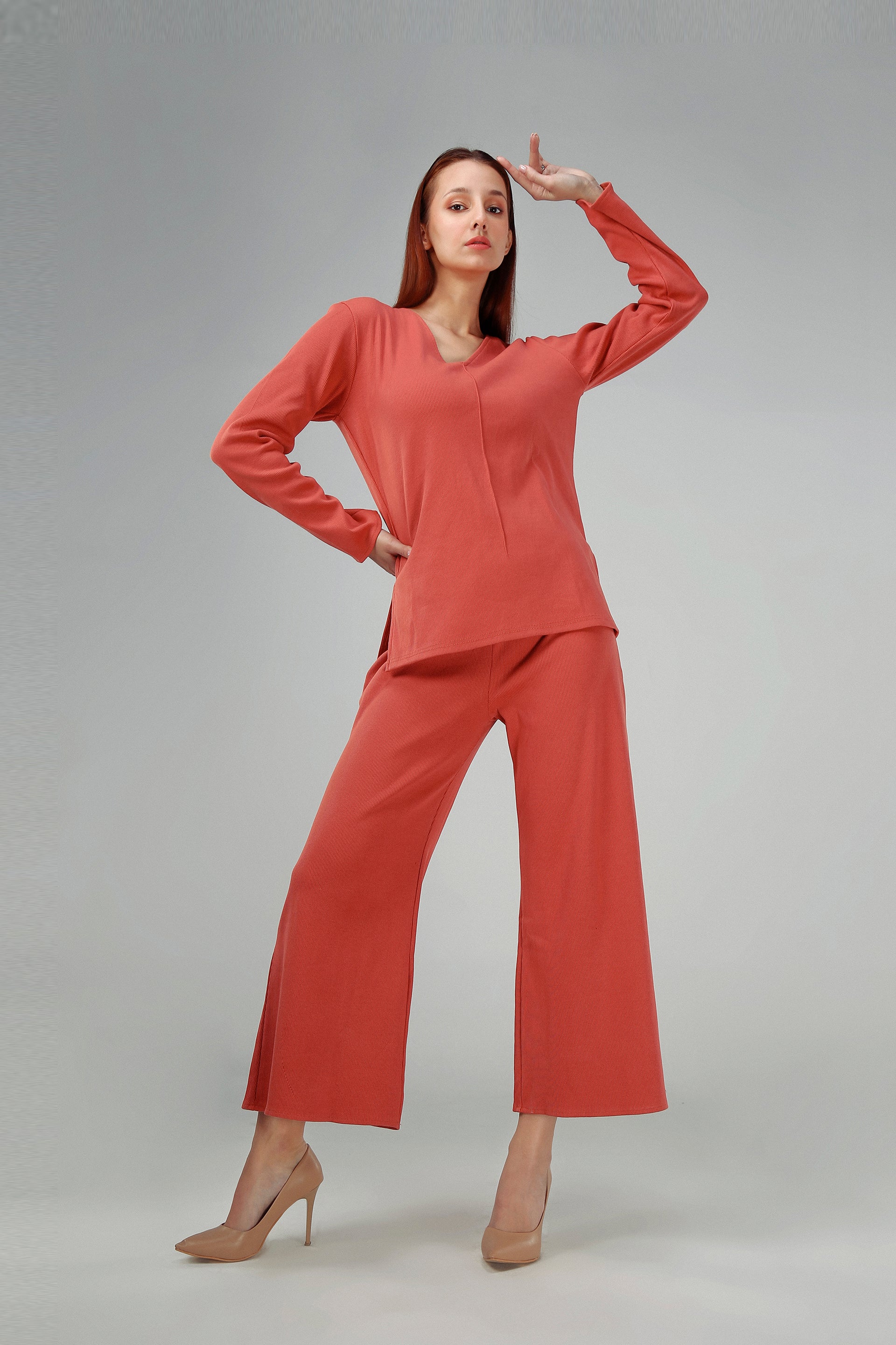 Terra V-Neck Co-Ord Set