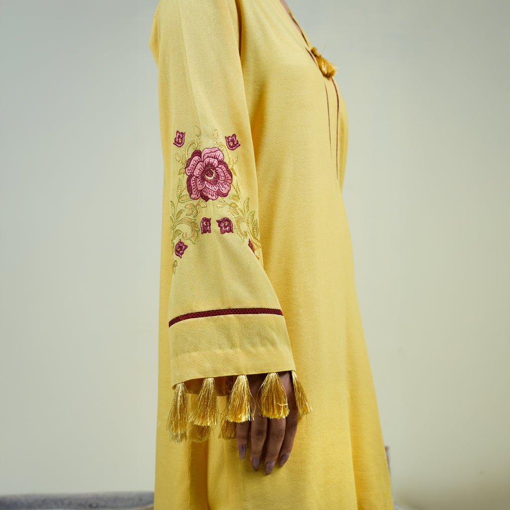 2PC-Lime Fiesta Embroidered