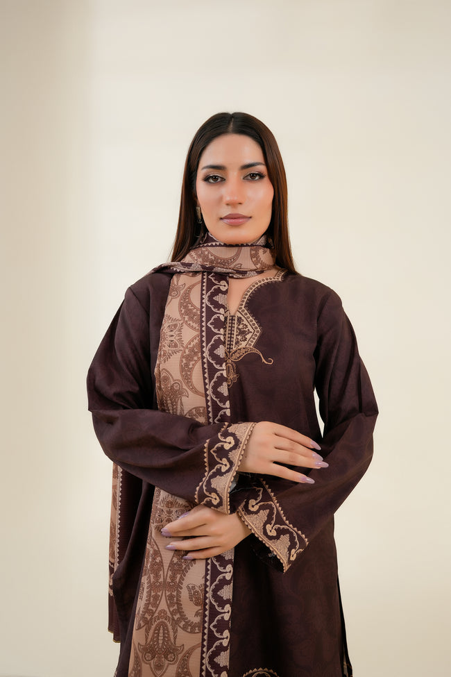 3PC-Paisley Hue Print Main Image