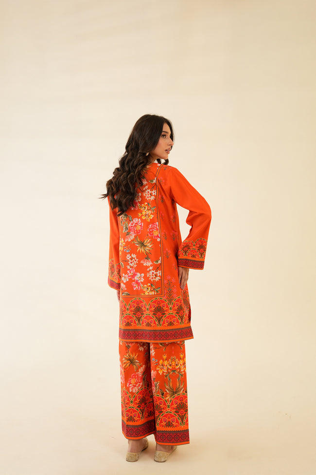 3PC-Orange Oasis Print Main Image