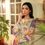 2Pc-Ethnic Floral Print