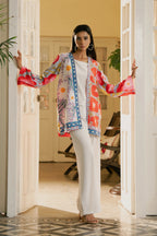 1PC-Abstract Floral Shrug