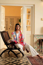 1PC-Abstract Floral Shrug