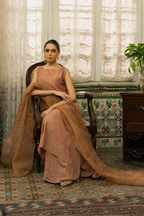 3PC-Golden Whisper Embroidered