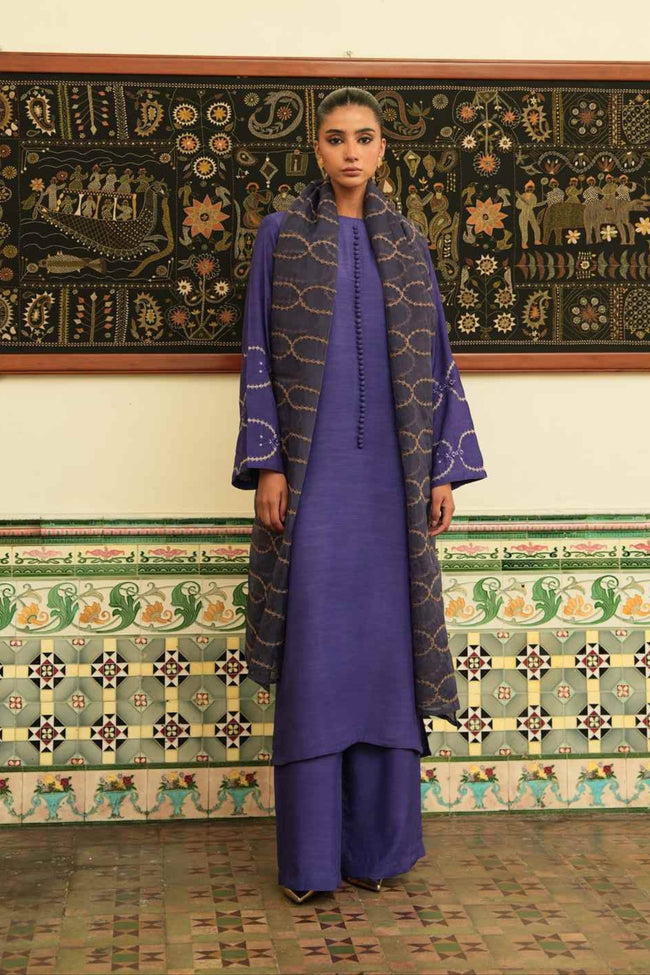 3PC-Chic Royal Embroidered Hover Image