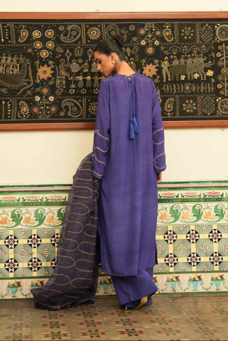 3PC-Chic Royal Embroidered