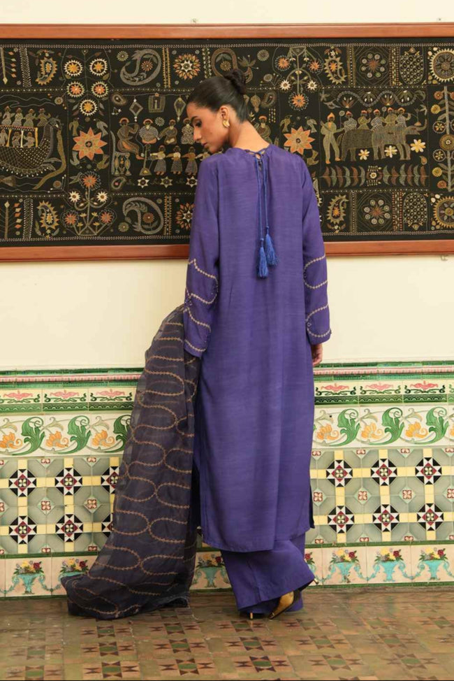 3PC-Chic Royal Embroidered Main Image