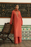 2PC-Burnt Orange Kurta