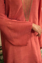 2PC-Burnt Orange Kurta