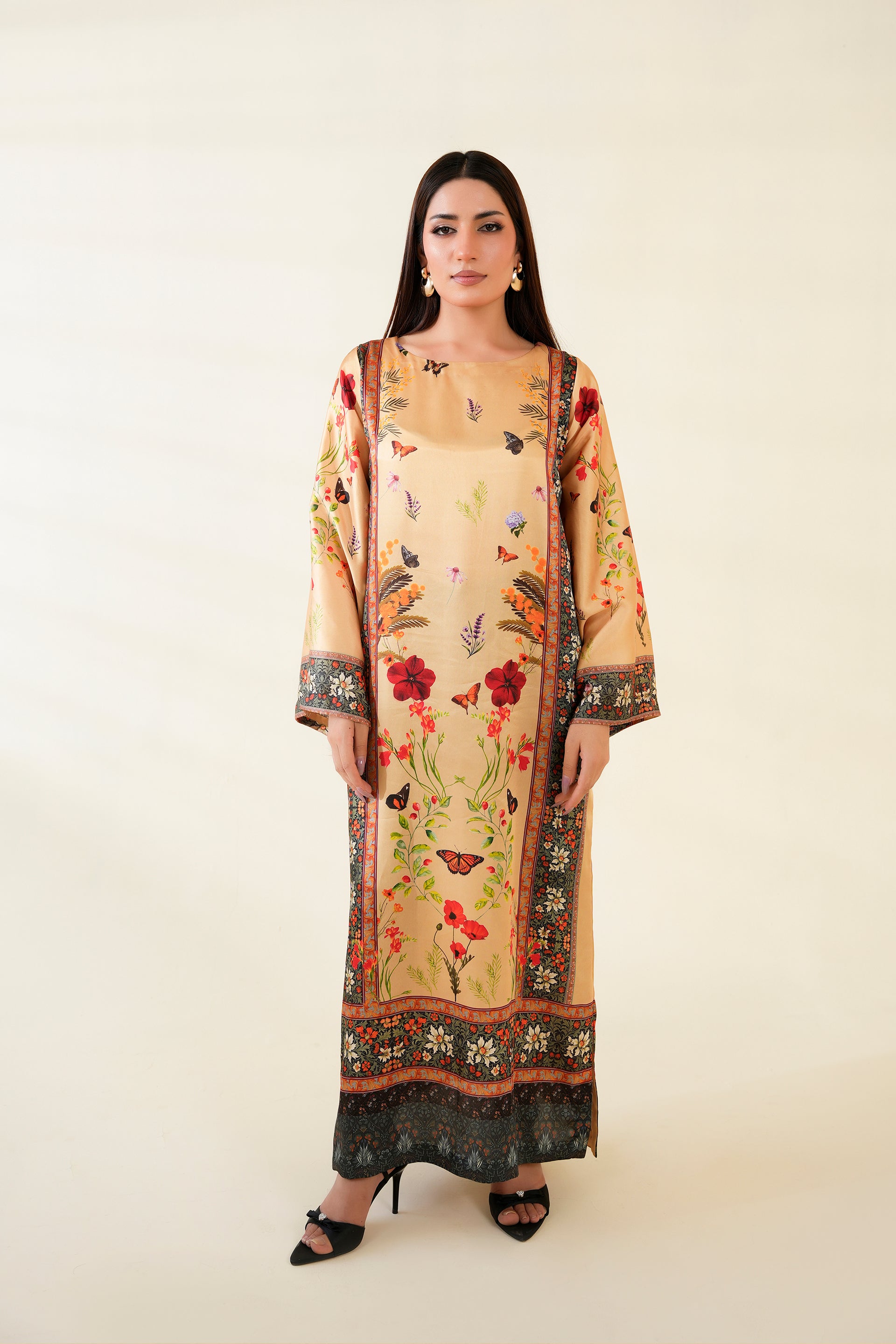 1PC-Flora Wing Print