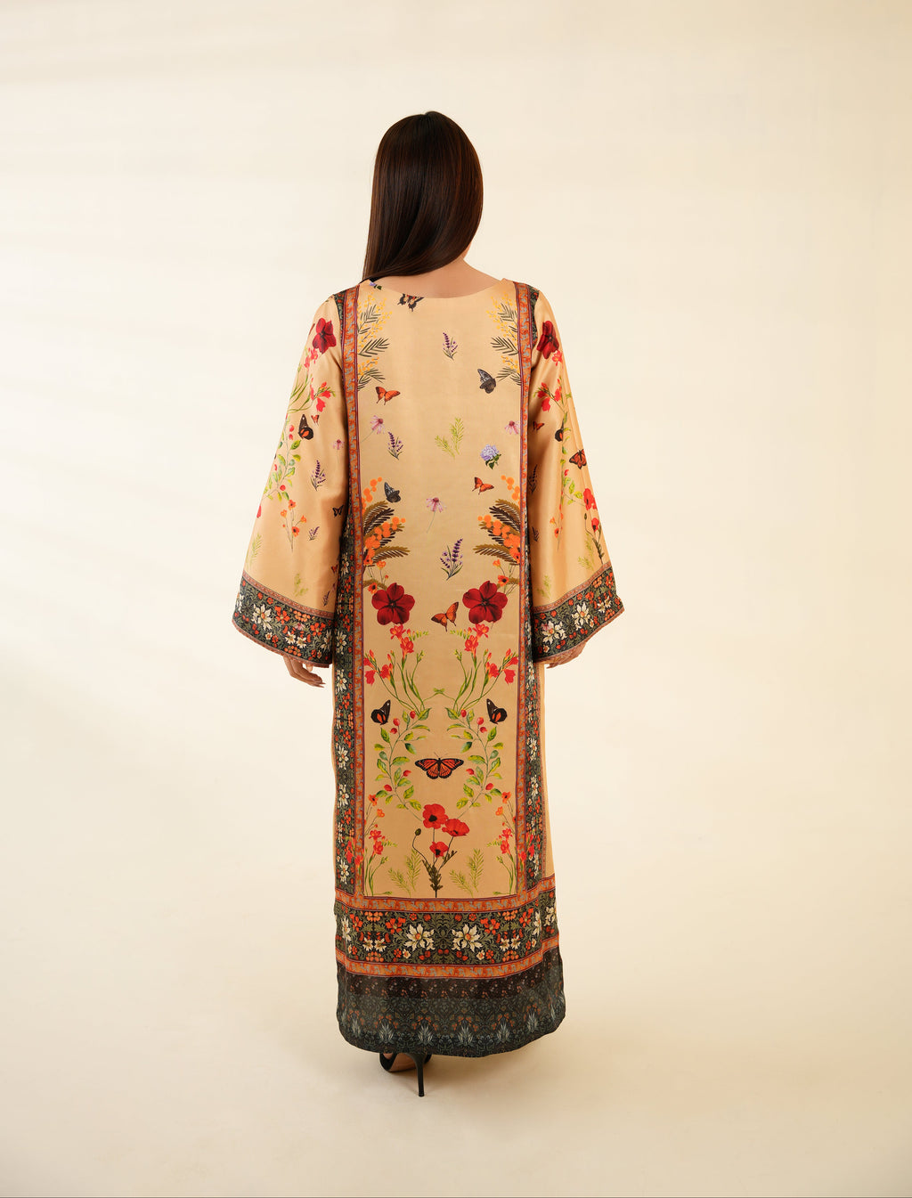 1PC-Flora Wing Print